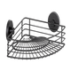 Wenko 1069606 - vacuum-loc hoekrek bari zwart | 1 stuks