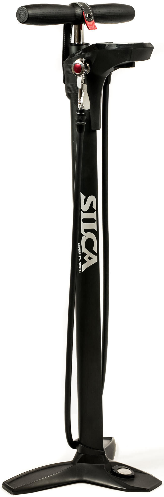 Silca vloerpomp super pista digital floor pump super pista digital black