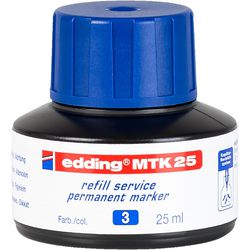 Navulinkt edding mtk25 25ml blauw 25 ml