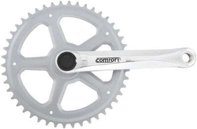 Amar crankstel crankset 4-edge 46t 1-speed 1 2x3 32 alu sil.