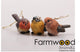 Farmwood animals hanger vogel polystone 5,6x3x4cm