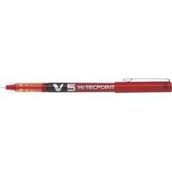 Rollerball pilot hi-tecpoint v5 0,3mm rood