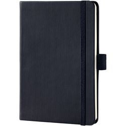 Notitieboek sigel chamois papier 80g m2 10,5x14,8cm gelijnd geribbeld 194blz