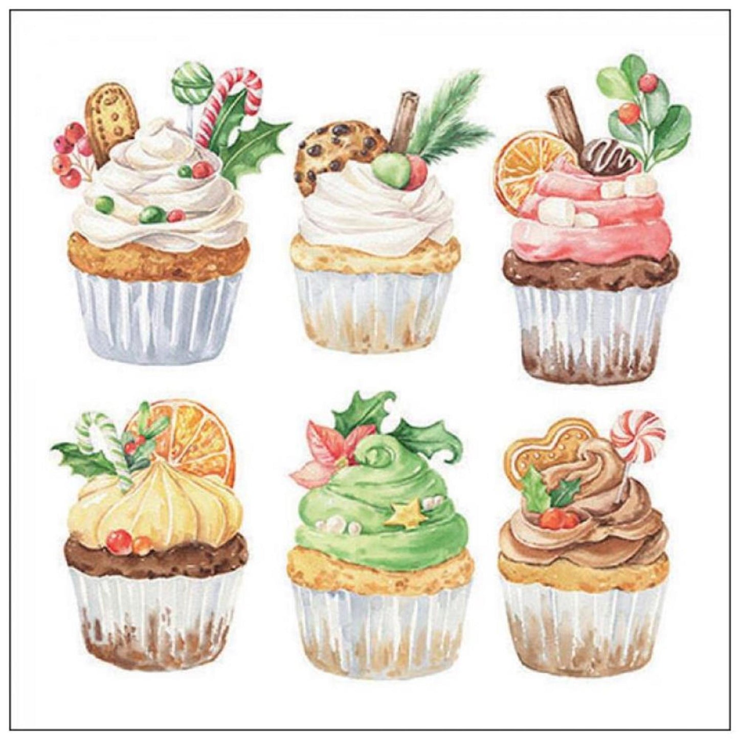 Ambiente servetten 33cm sweet christmas