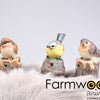 Farmwood animals tuinbeeld vogel met geluid 9x6x10 cm