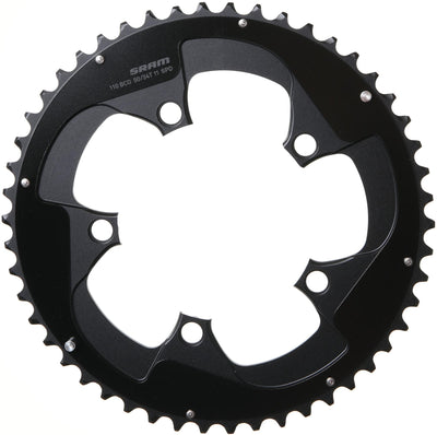 Sram kettenblatt road double chain ring roaddoub. 50t alu f. red black