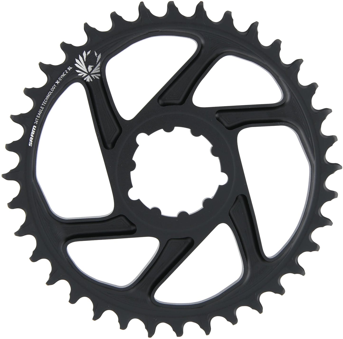 Sram kettingblad x-sync2 sl chain ring x-sync2 sl 36 teeth alu black