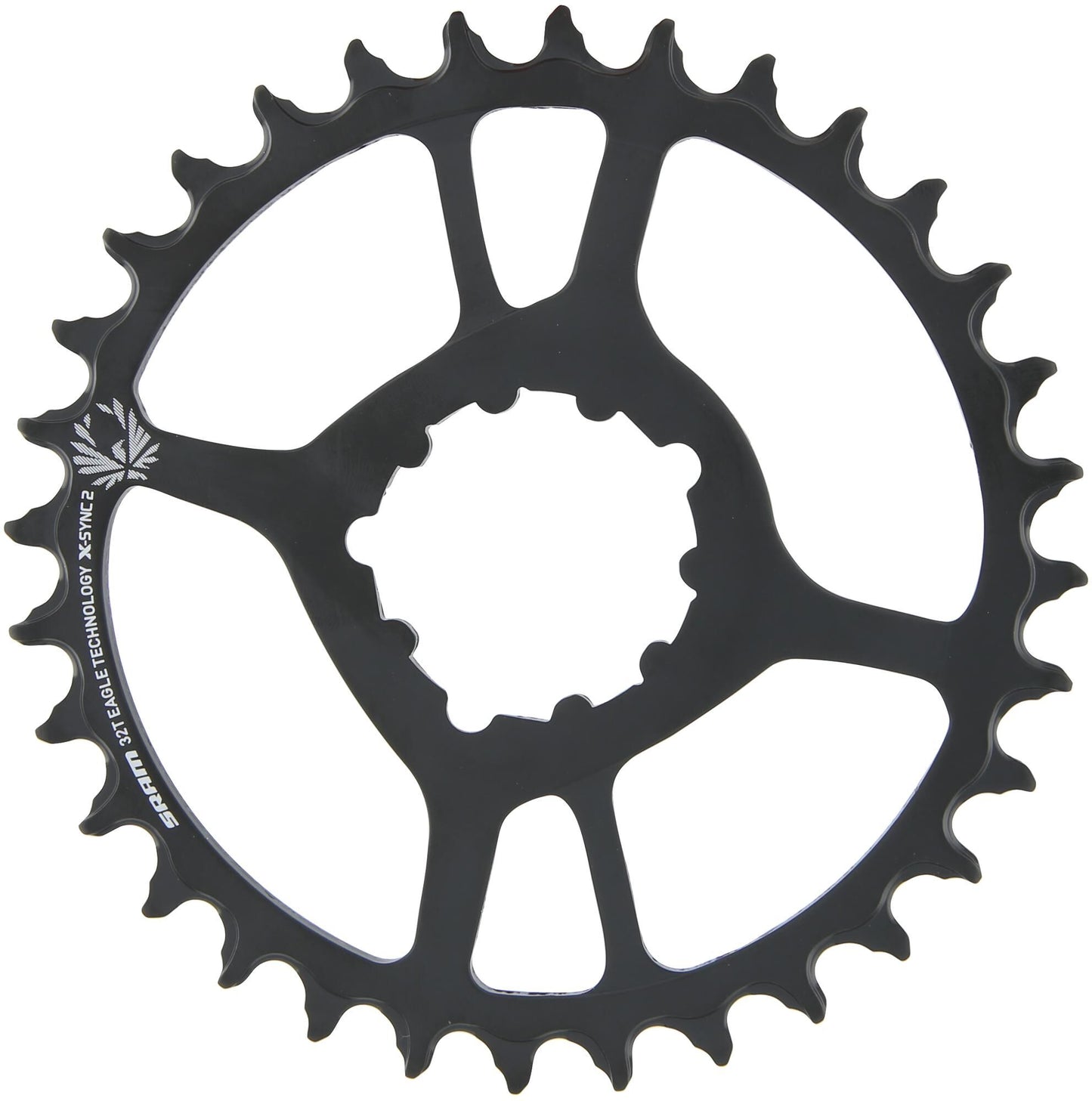 Sram kettingblad x-sync 2 chain ring x-sync2 32 teeth steel black