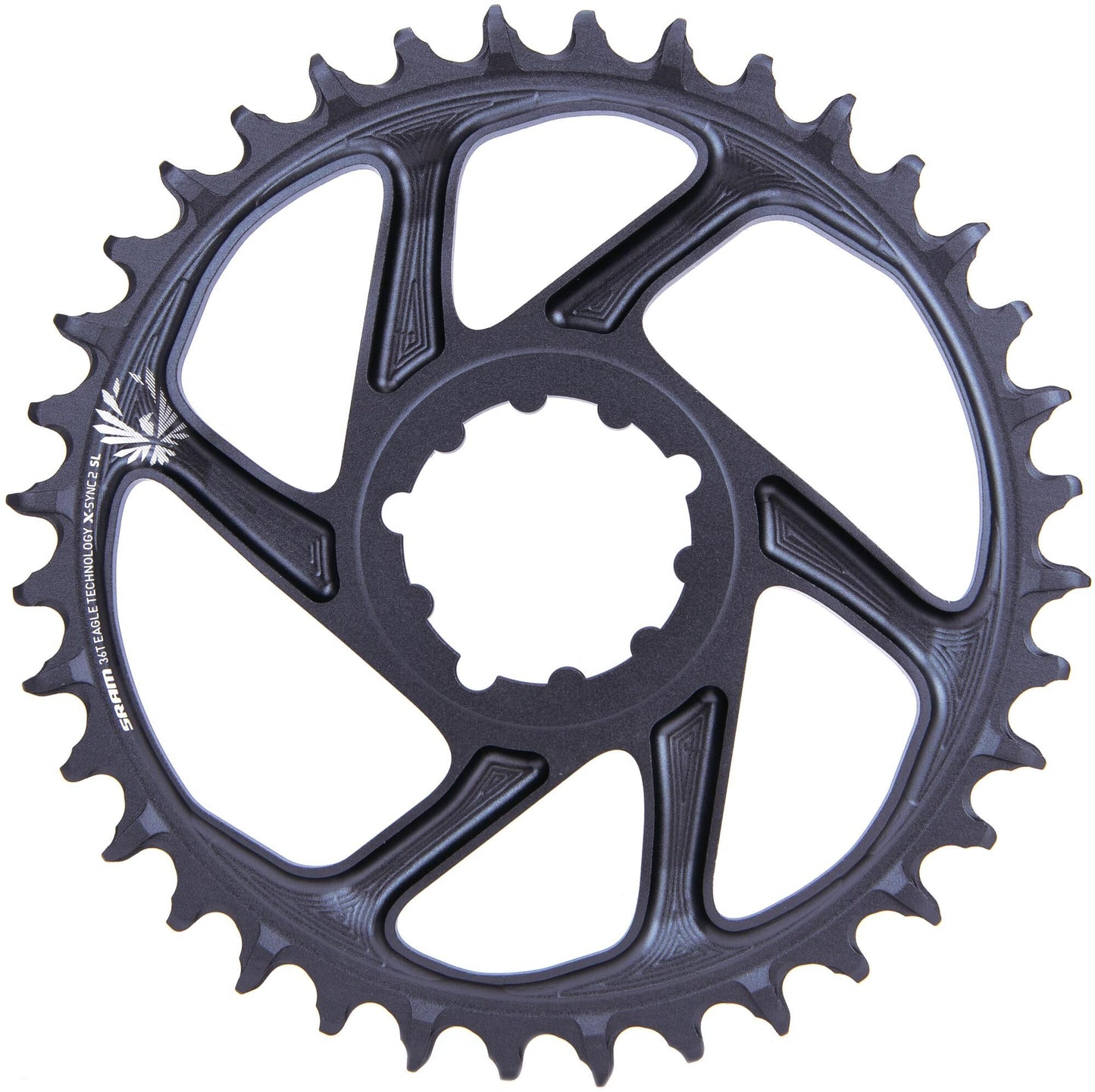 Sram kettingblad x-sync2 sl chain ring x-sync2 sl 36t. alu lunar grey