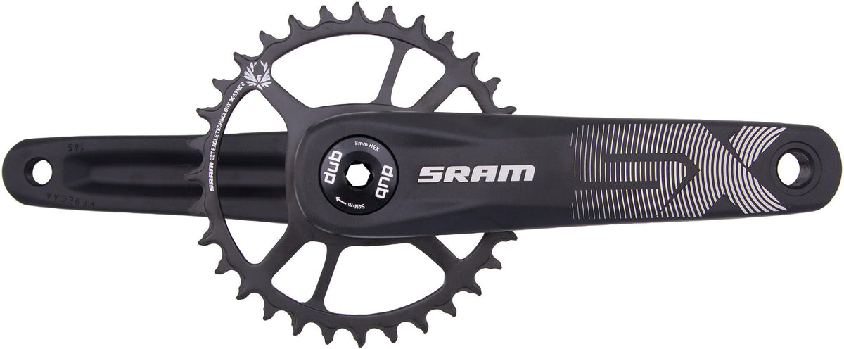 Sram kettenradgarnitur sx eagle crankset force axs dub 32t 165mm