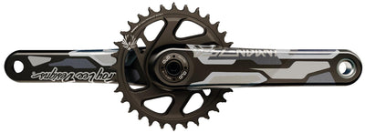 Truvativ kettenradgarnitur descendant troy lee design eagle crankset truv.desc.troy lee des.eagle 165mm bl.