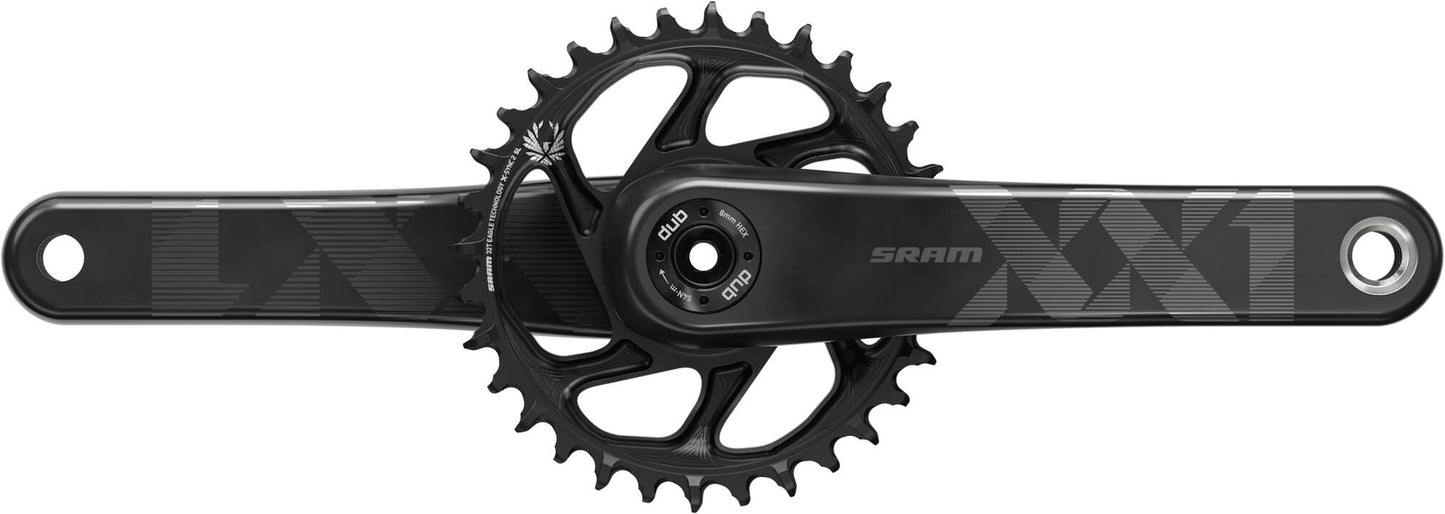 Sram crankstel xx1 eagle krg xx1 eagle dub 34 z. 175 mm black