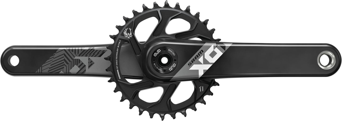 Sram crankstel x01 eagle krg x01 eagle dub 32 z. 175 mm black