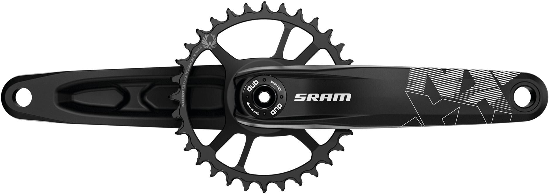 Sram kettenradgarnitur nx eagle crank set nx eagle dub 32t.