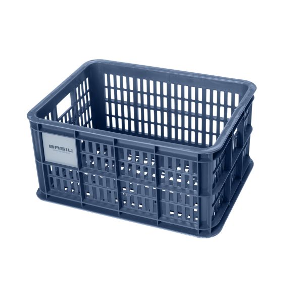 Basil fietskrat S - klein - 17.5 liter - blauw