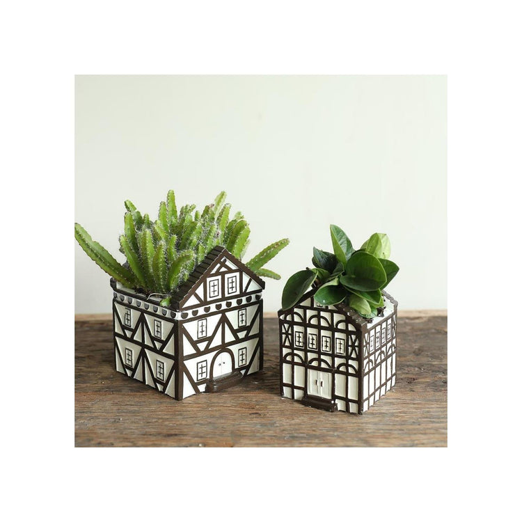 Ideas 4 seasons bloempot strassbourg wit 8,6x8xh10,5cm