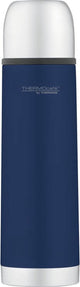 Thermos soft touch fles - 0,5 liter - blauw