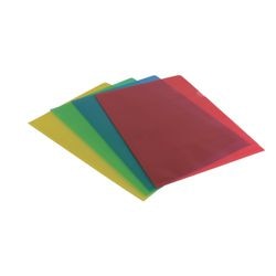 L-mappen premium od pp a4 120 micron gekleurd mat duimgreep antistatisch