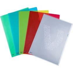 L-mappen delux od pp a4 145 micron gekleurd duimgreep antistatisch