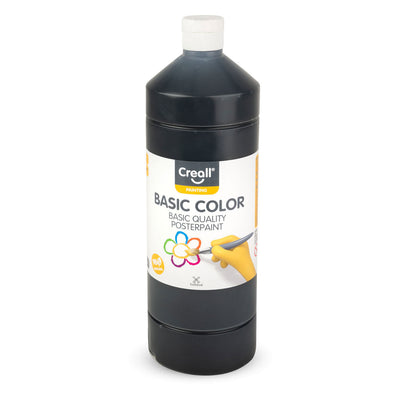 Creall schoolverf zwart, 1 liter
