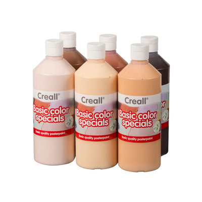 Creall Schoolverfset Kleuren van de Wereld, 6x500ml