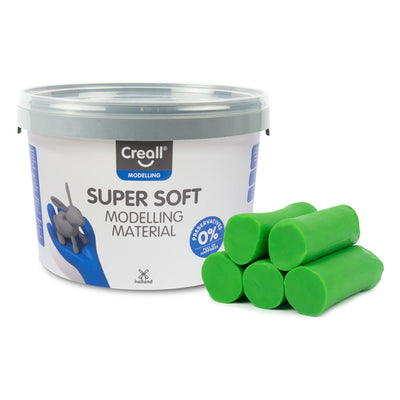 Creall Supersoft klei Groen, 1750gr.