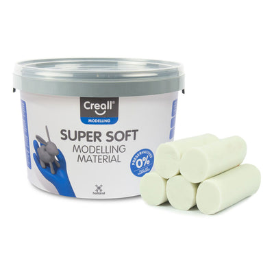 Creall Supersoft klei Wit, 1750gr.