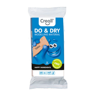 Creall Do Dry Boetseerklei Conserveringsvrij Terra, 500gr.