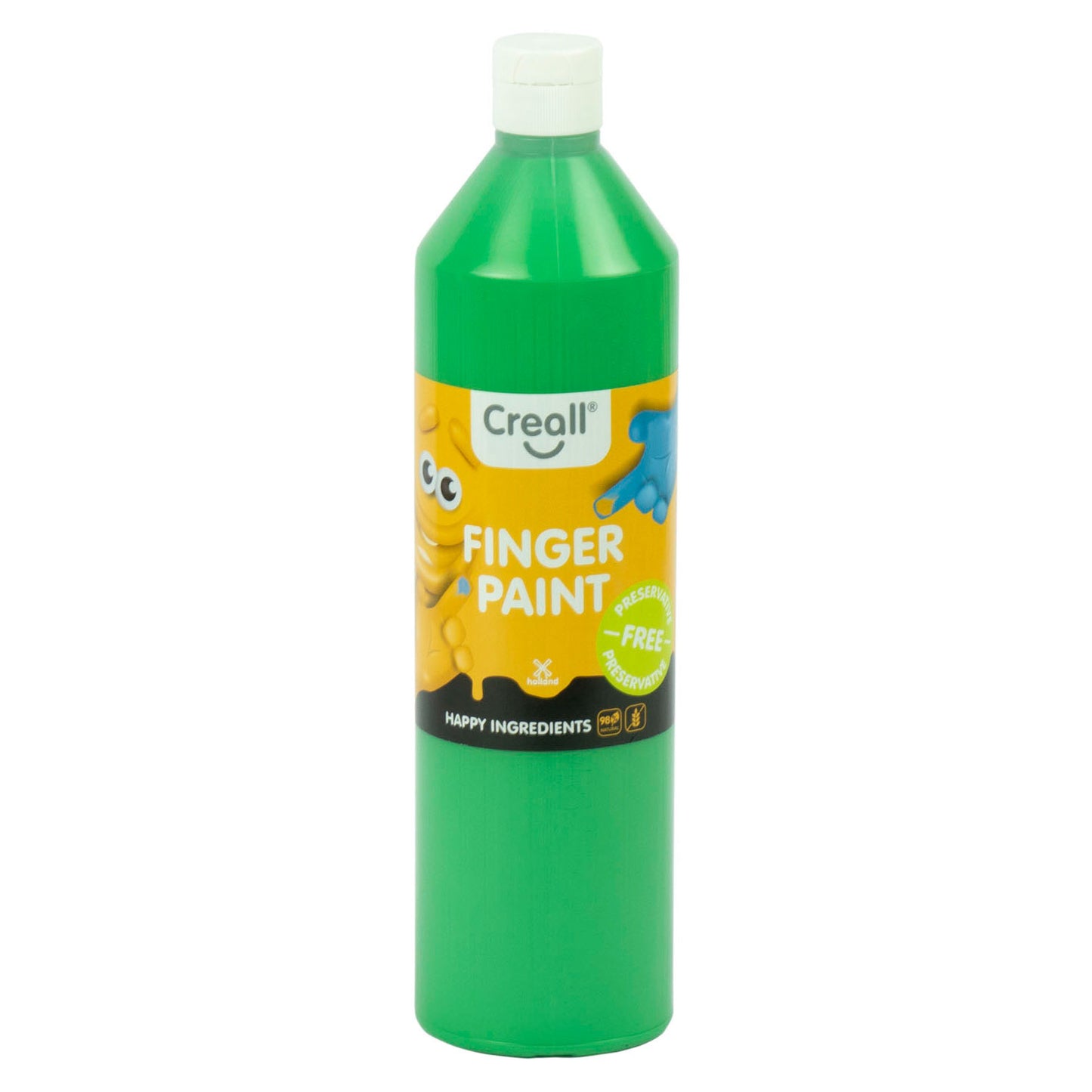 Creall vingerverf conserveringsvrij groen, 750ml