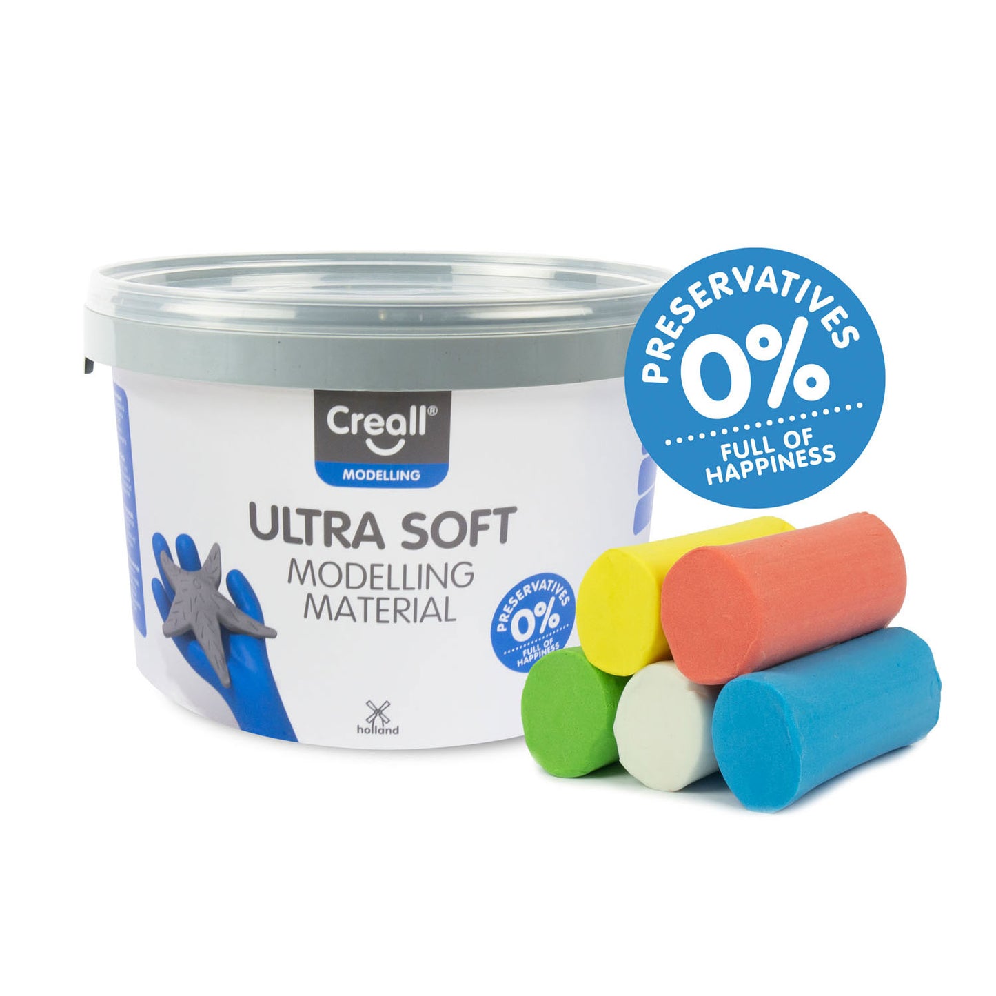 Creall Ultra Soft Klei Kleur, 1100 gr.