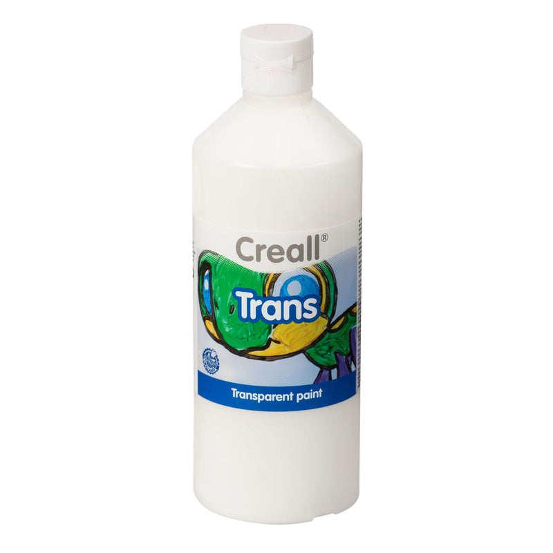 Creall transparante verf wit, 500ml