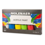 Molenaer acrylverf, 6x75ml - afbeelding 2