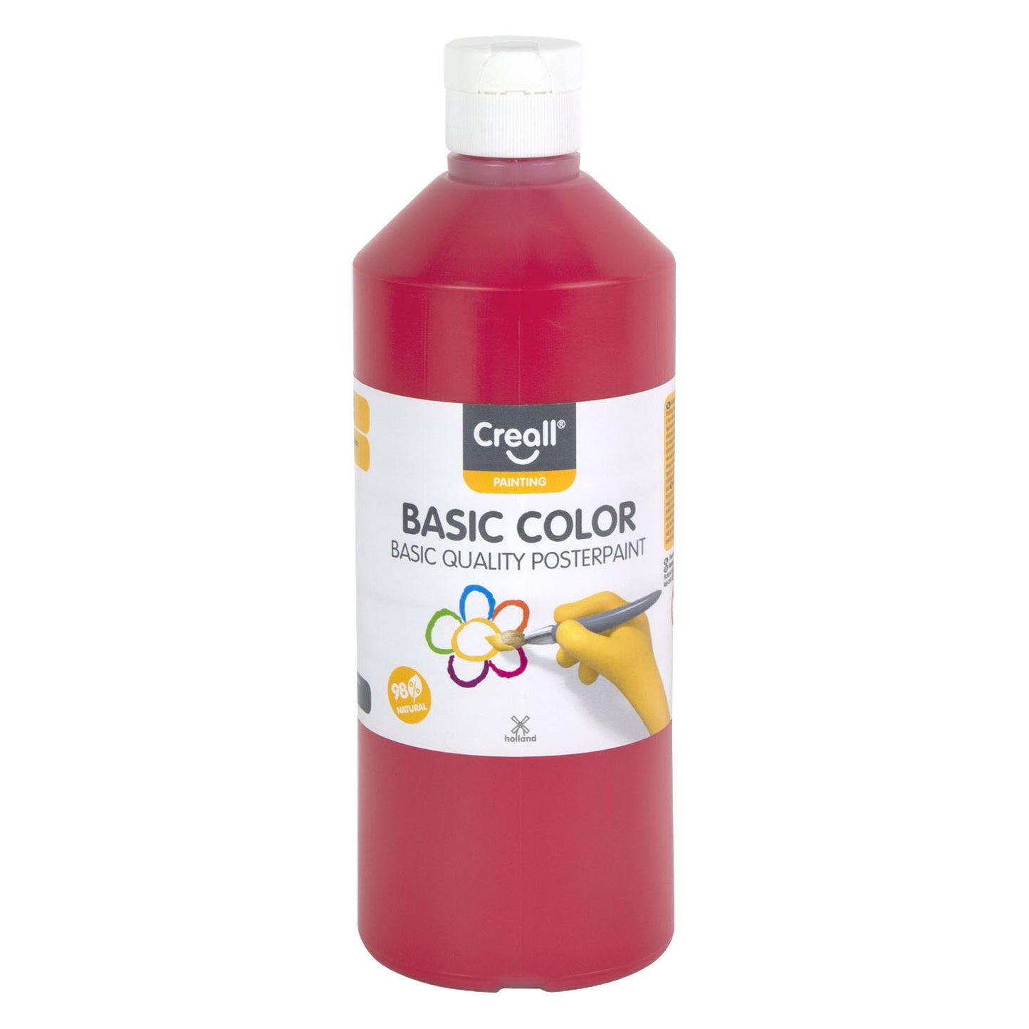 Creall schoolverf donkerrood - 500ml