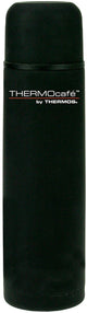 Thermos everyday fles 1 liter - zwart rubber