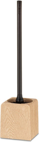 Kela wc-borstel houder, met hout effect - | kaiu