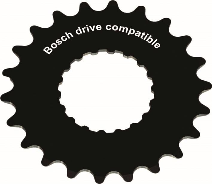 Stronglight motortandwiel mot.sprocket 22t.,black