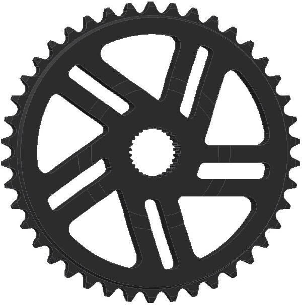 Esjot tandwiel bosch gen. 4 nw 40t kl50 3mm zwart