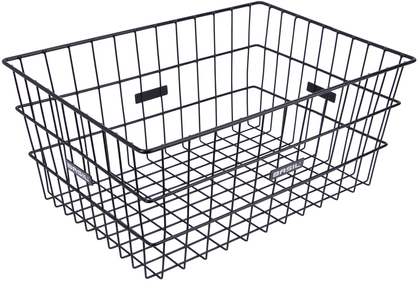 Basil Zembla - fietsmand - achterop - zwart