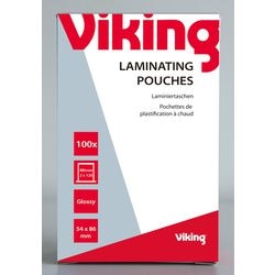 Lamineerhoezen id od 54x86mm 2 x 125 (250) micron afgeronde hoeken
