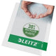 Leitz hoge kwaliteit zichtmap - 30% gerecycled plastic - a4 - 100 stuks - transparant