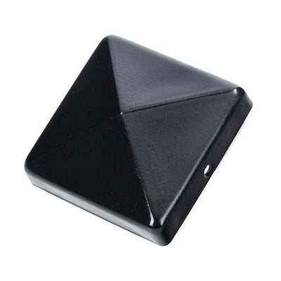Mack 1069086 - paalornament piramide zwart 91 mm | 10 stuks