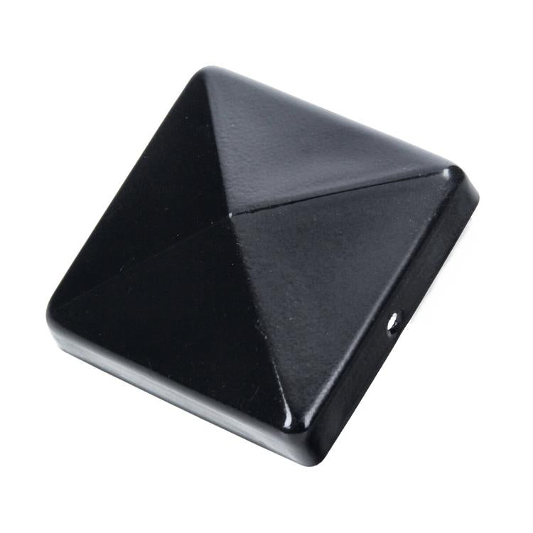 Mack 1069086 - paalornament piramide zwart 91 mm | 10 stuks
