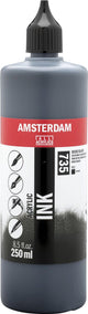 Amsterdam acrylinkt fles 250 ml oxydzwart 735