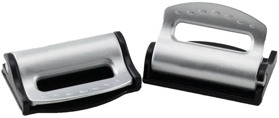 Hp gurtentspanner safety belt stopper pair, black silver
