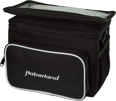 Haberland lenkertasche classic handlebar bags classic, 6l, black