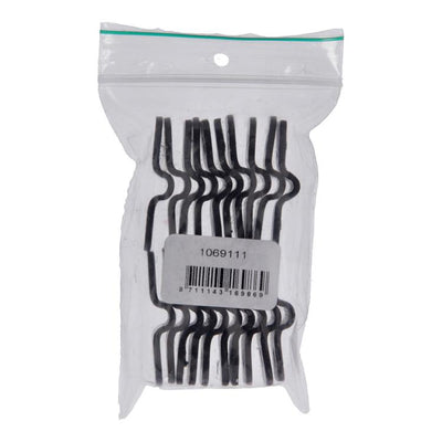 Mack 1069111 - draadpaneelklem zwart | 5 stuks