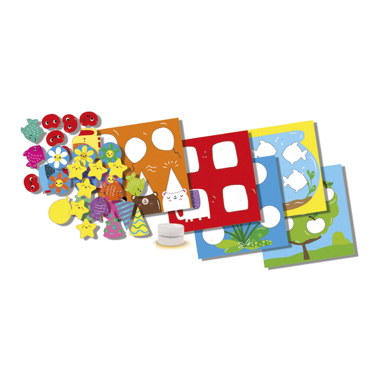 Ses my first vormen plakken