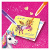 Ses creative - unicorn - blow airbrush pens - knutselen meisjes - 12 kleurkaarten - wasbaar uit kleding - vanaf 5 jaar