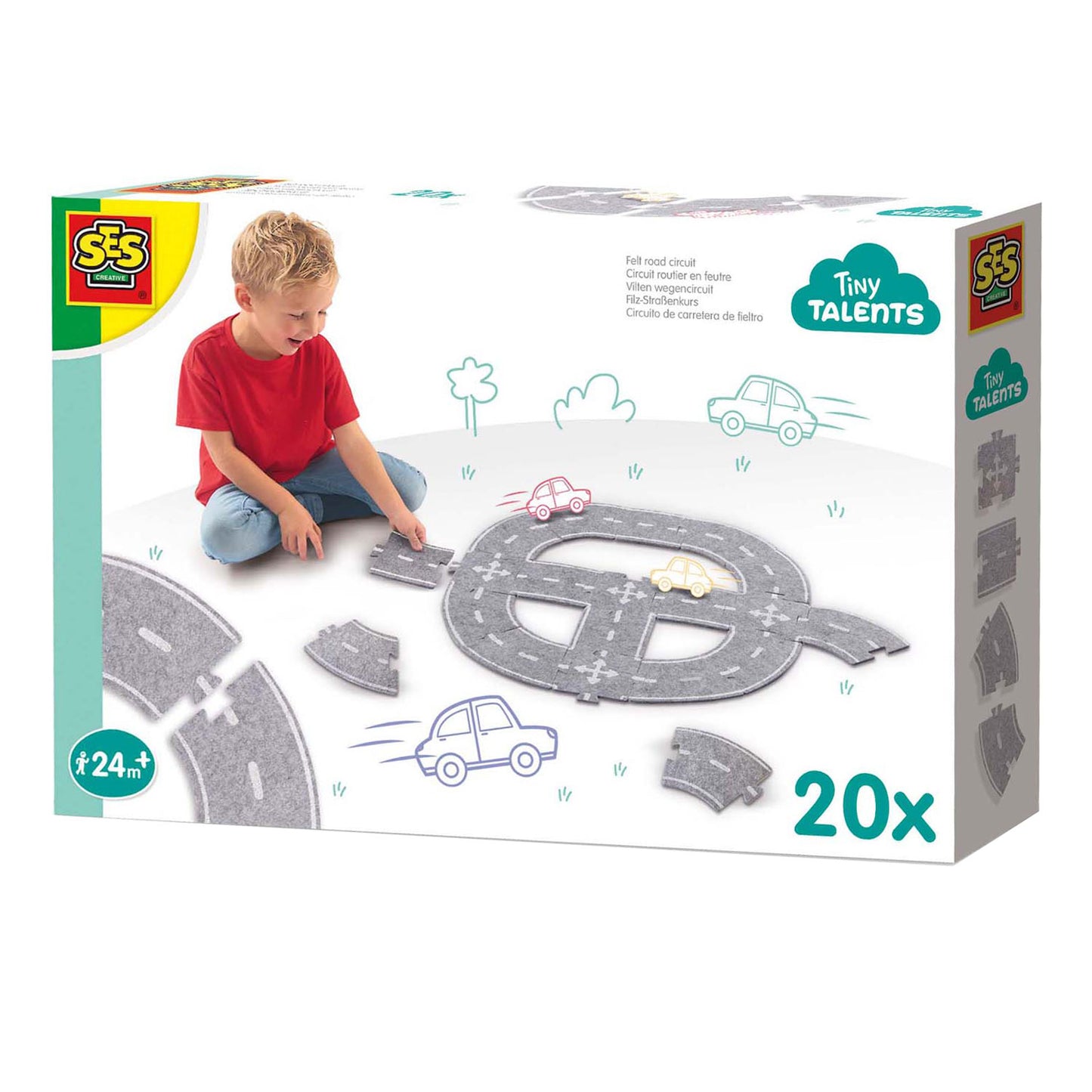 Ses vilten wegencircuit, 20dlg.