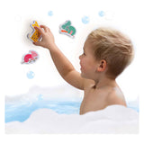 Ses creative - tiny talents - bad speelset - safari thema - kleur met water boekje + 14 schuimfiguren + 2 badbootjes - badspeelgoed vanaf 10 maanden - afbeelding 4